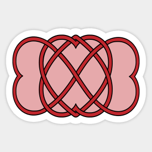 Celtic Knot Heart Valentine Sticker